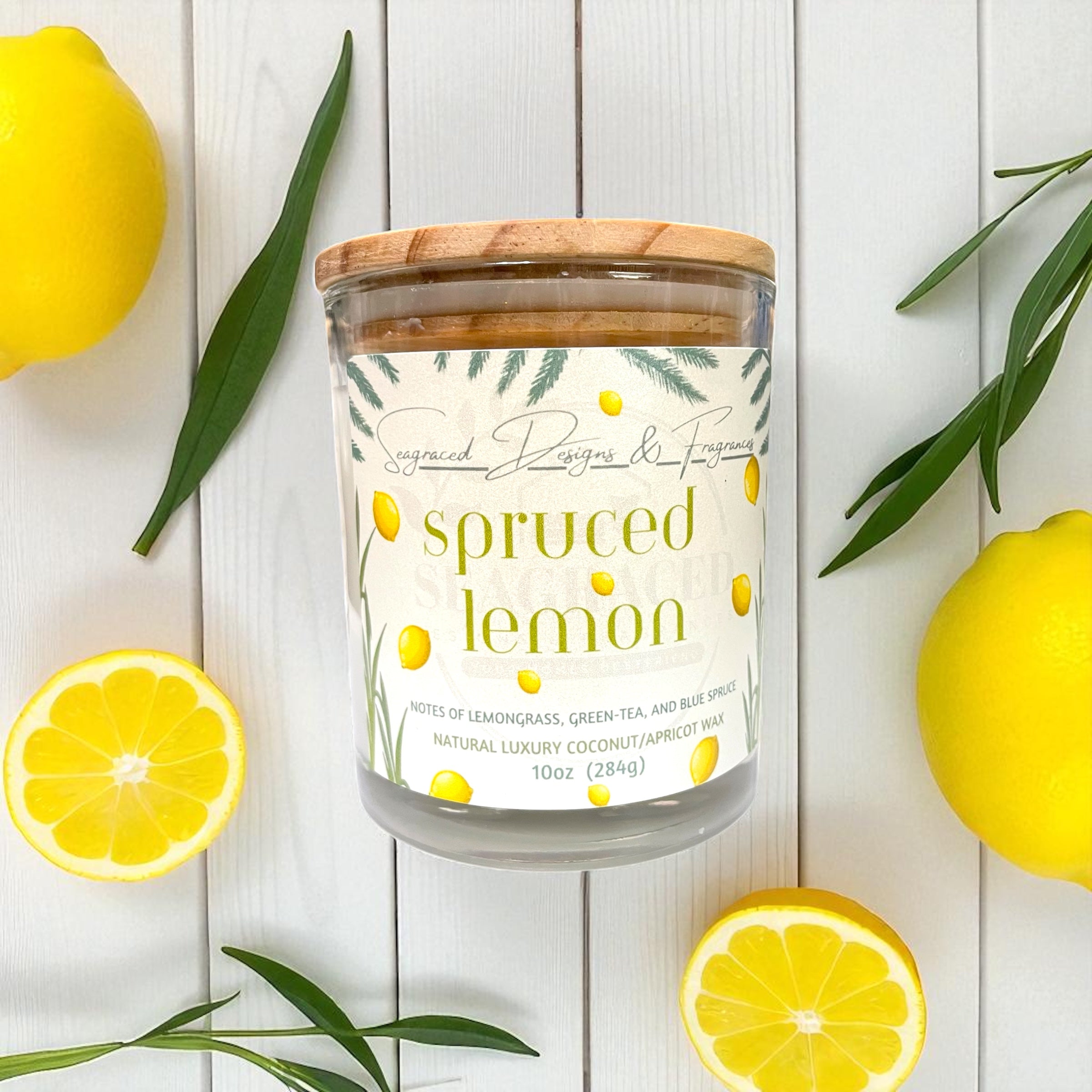 Spruced Lemon 10oz 2-Wick Candle
