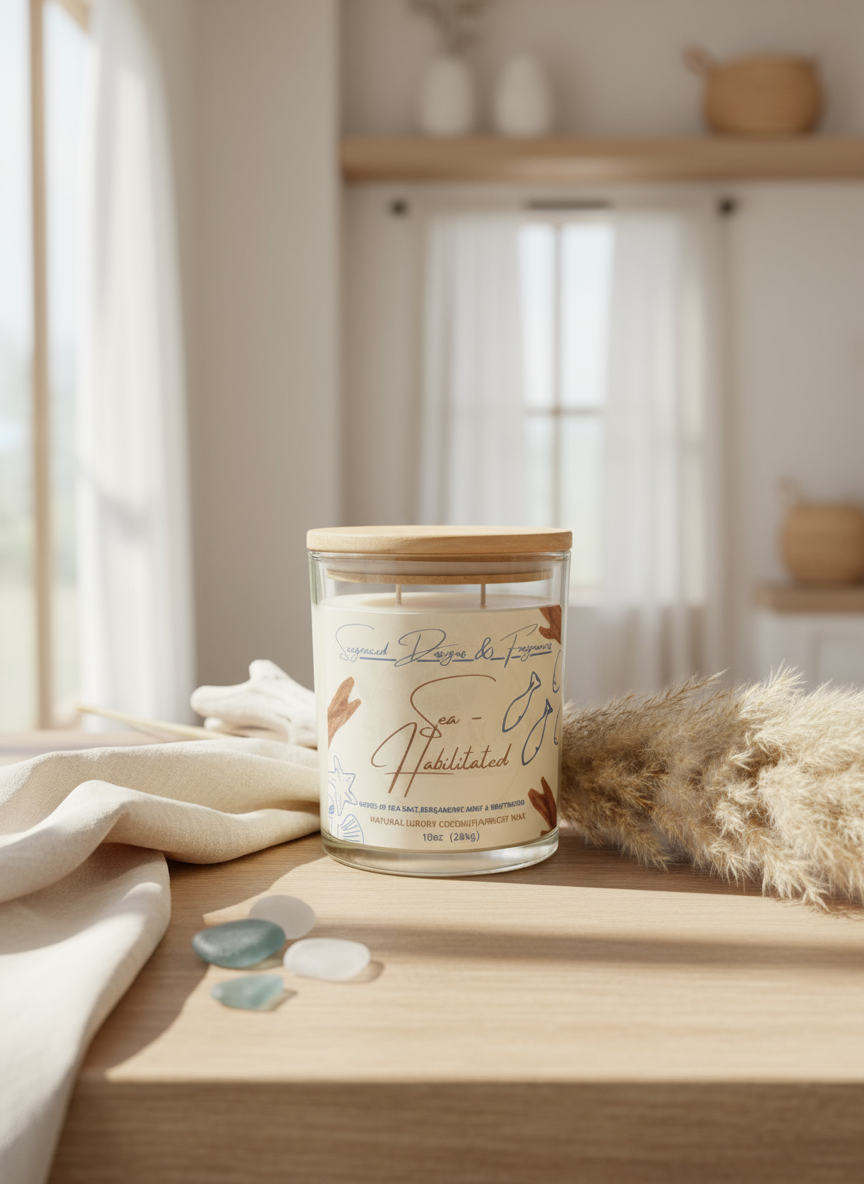 Sea-Habilitated 10oz 2-Wick Candle
