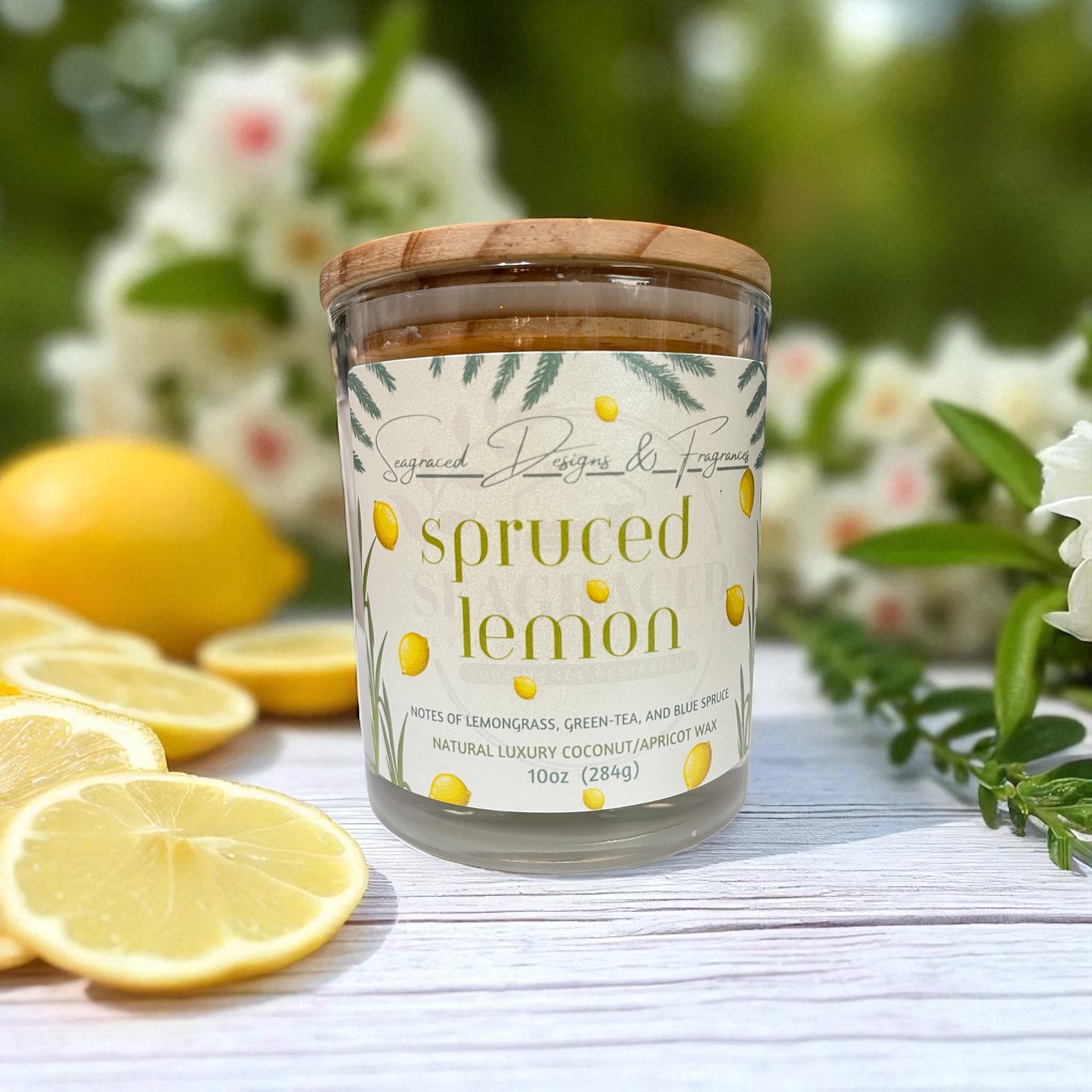 Spruced Lemon 10oz 2-Wick Candle