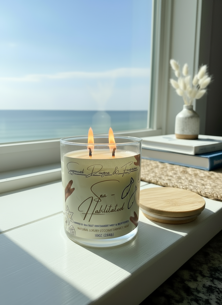Sea-Habilitated 10oz 2-Wick Candle